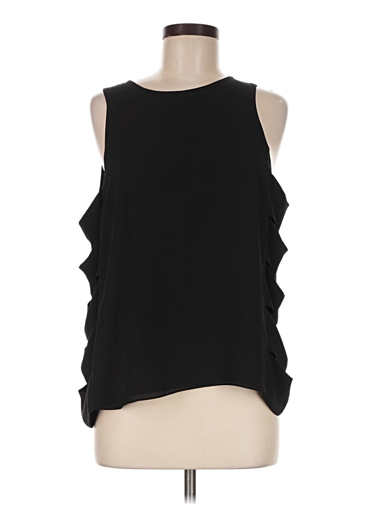 Pre-owned Bcbgmaxazria Sleeveless T-shirt In Black