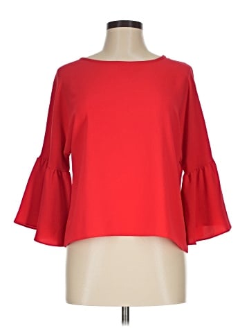 Amanda Uprichard 3/4 Sleeve Top (view 1)