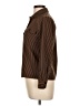 Jones New York 100% Polyester Brown Long Sleeve Blouse Size 2 Petite - photo 5