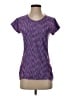 Athleta Chevron-herringbone Purple Active T-Shirt Size S - photo 1