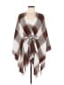 David & Young 100% Acrylic Plaid Brown Wrap One size - photo 1
