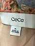 CeCe 100% Polyester Orange Short Sleeve Blouse Size XL - photo 7
