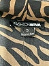 Fashion Nova 100% Polyester Animal Print Black Jumpsuit Size S - photo 4