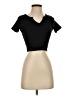 ASOS Design Black Short Sleeve Turtleneck Size 2 - photo 1