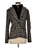 Central Park West 100% Polyester Plaid Brown Jacket Size M - photo 1
