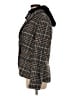 Central Park West 100% Polyester Plaid Brown Jacket Size M - photo 5