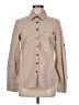 BCBGeneration Solid Tan Long Sleeve Button-Down Shirt Size M - photo 1