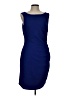 Bisou Bisou Solid Blue Cocktail Dress Size 12 - photo 1