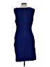 Bisou Bisou Solid Blue Cocktail Dress Size 12 - photo 2