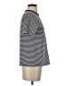 Old Navy 100% Cotton Stripes Black Short Sleeve Turtleneck Size S (tall) - photo 4