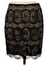 Cache 100% Nylon Black Formal Skirt Size 4 - photo 2