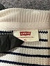 Levi's Stripes Ivory Pullover Sweater Size XL - photo 7
