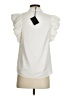 Area Stars Ivory Short Sleeve Blouse Size S - photo 2