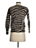 Magaschoni 100% Cashmere Animal Print Brown Cashmere Pullover Sweater Size S - photo 2
