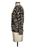 Magaschoni 100% Cashmere Animal Print Brown Cashmere Pullover Sweater Size S - photo 5