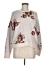 Knox Rose Floral Silver Pullover Sweater Size M - photo 1