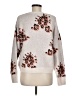 Knox Rose Floral Silver Pullover Sweater Size M - photo 2