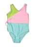 Unbranded Color Block Green One Piece Swimsuit Size 18-24 mo - photo 2