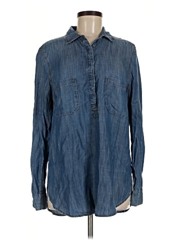 Lou & Grey Long Sleeve Button-Down Shirt (view 1)