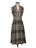 Wisp Paisley Gray Casual Dress Size 2 - photo 1