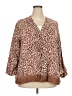 Jessica Simpson 100% Viscose Brown Kimono Size 2X - photo 1