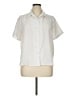 Roaman's 100% Polyester Ivory Short Sleeve Blouse Size 14w - photo 1