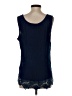 Studio West Blue Sleeveless Blouse Size S - photo 2