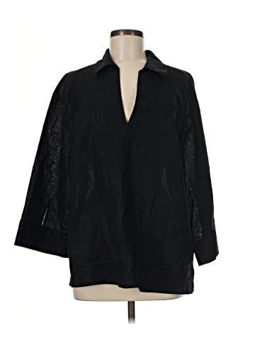 H&M 3/4 Sleeve Button-Down Shirt (view 1)