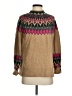 CeCe Chevron-herringbone Tan Pullover Sweater Size S - photo 1