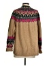 CeCe Chevron-herringbone Tan Pullover Sweater Size S - photo 2