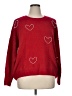 Vince Camuto Hearts Red Pullover Sweater Size XL - photo 1