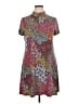 MSK Paisley Burgundy Casual Dress Size XL - photo 1