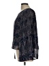Fire Los Angeles 100% Polyester Black 3/4 Sleeve Blouse Size L - photo 5