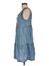 Accessorize 100% Lyocell Blue Casual Dress Size 8 - photo 5