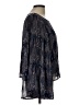 Fire Los Angeles 100% Polyester Black 3/4 Sleeve Blouse Size L - photo 4