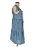Accessorize 100% Lyocell Blue Casual Dress Size 8 - photo 4
