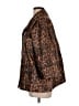 Susan Graver Animal Print Brown Coat Size L - photo 5