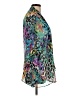 Slinky Brand 100% Polyester Teal Cardigan Size L - photo 4