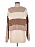 Altar'd State 100% Polyester Color Block Brown Pullover Sweater Size M - photo 2