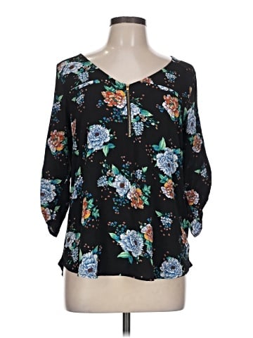 Tempted 3/4 Sleeve Blouse (view 1)