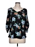 Tempted Black 3/4 Sleeve Blouse Size L - photo 1