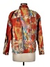 Chico's Print Orange Jacket Size Med (1) - photo 2