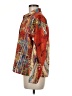 Chico's Print Orange Jacket Size Med (1) - photo 5