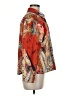 Chico's Print Orange Jacket Size Med (1) - photo 4