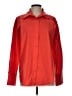 Assorted Brands 100% Cotton Solid Red Long Sleeve Button-Down Shirt Size L - photo 1
