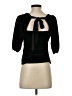 ModCloth Black 3/4 Sleeve Top Size S - photo 2
