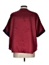 Assorted Brands 100% Polyester Burgundy Short Sleeve Blouse Size L - photo 2