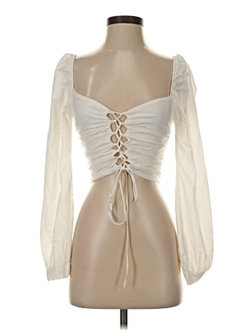Blue Blush 3/4 Sleeve Blouse (view 1)