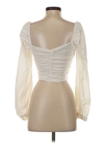 Blue Blush 3/4 Sleeve Blouse (view 2)