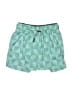Art Class 100% Recycled Polyester Checkered-gingham Green Board Shorts Size XS (kids) - photo 1